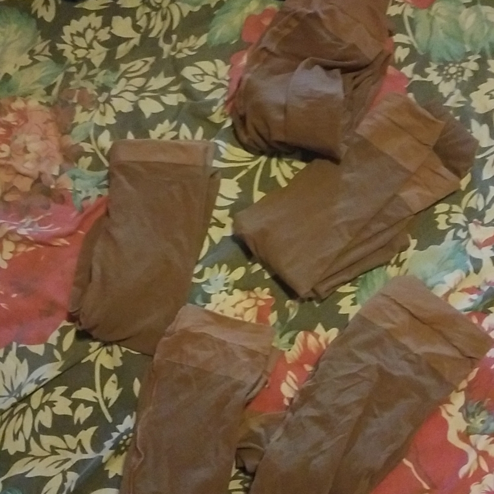 USED Hooters footless pantyhose